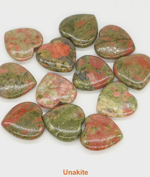 Natuurlijke Hartvormige Kristalstenen (20mm) - Amethist, Edelsteen voor DIY & Decoratie