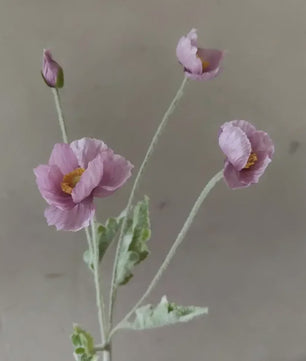 Zijden Papavers Kunstbloemen - Lange Stelen voor Decoratie