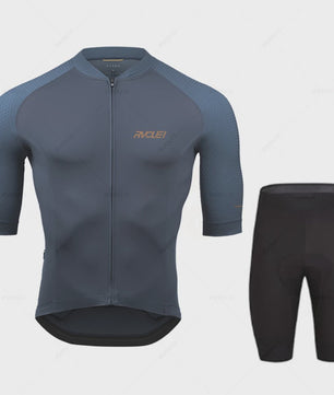 Pro Fiets Kleding Set Heren - Ademend Wielrenpak met Bib Shorts