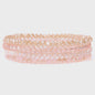 Set van 4 Kristallen Kralen Armbanden - Kleurrijk & Elegant