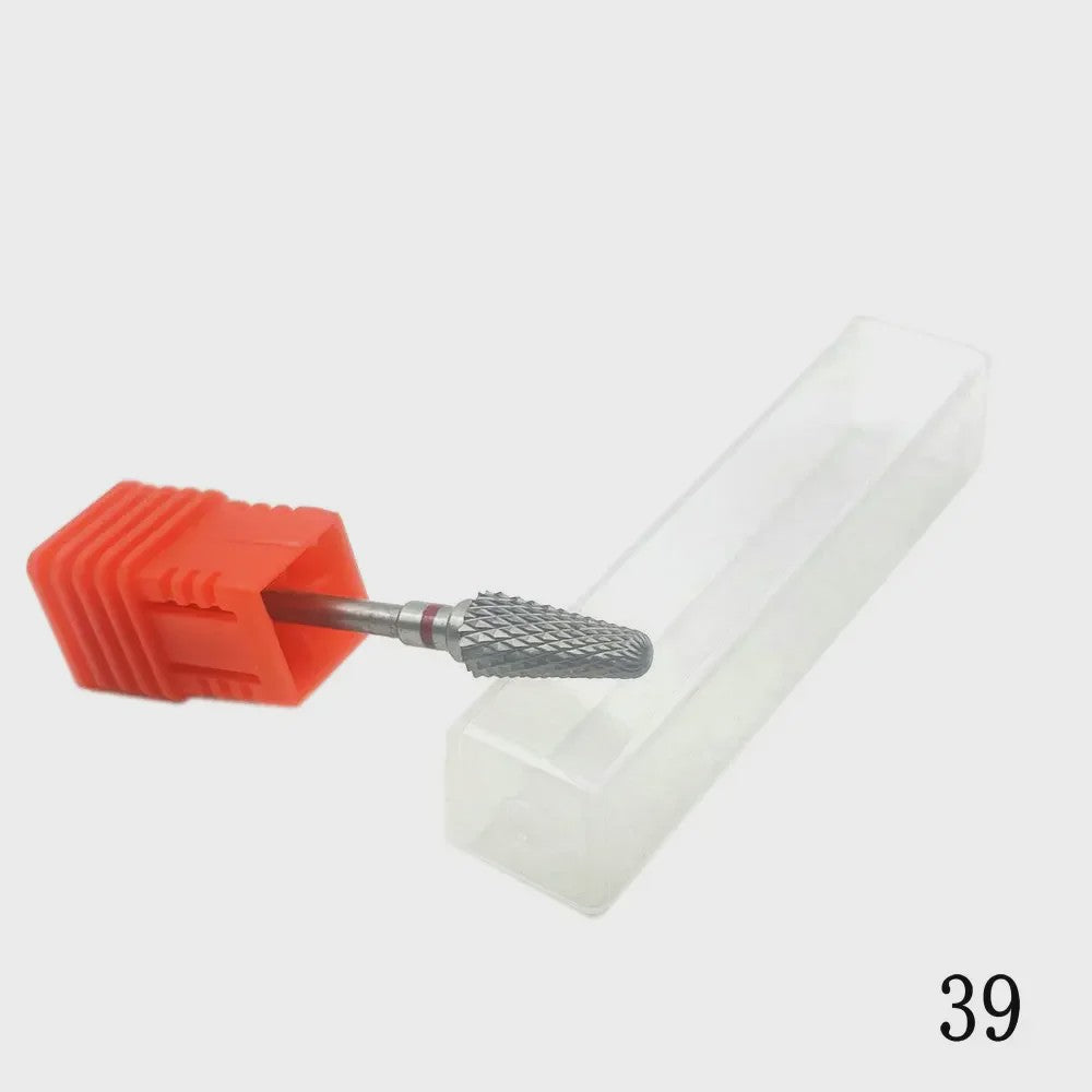 Professionele Tungsten Carbide Nagelboor Bits Set - 33 Stijlen voor Manicure & Pedicure