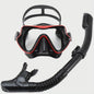 Professionele Duikbril en Snorkel Set voor Volwassenen - Panoramisch Gehard Glas