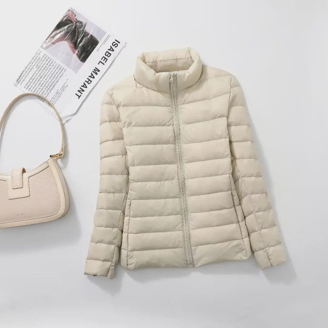 Dames Lichtgewicht Donsjack - Kort, Warm & Stijlvol Lente Jack - 15 Kleuren