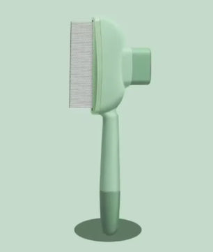 Zelfreinigende Hondentondeuse met één knop - Efficiënte Huisdier Haarverwijderaar & Borstel