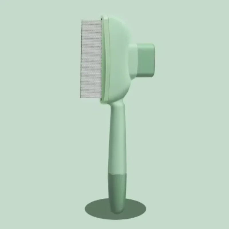 Zelfreinigende Hondentondeuse met één knop - Efficiënte Huisdier Haarverwijderaar & Borstel