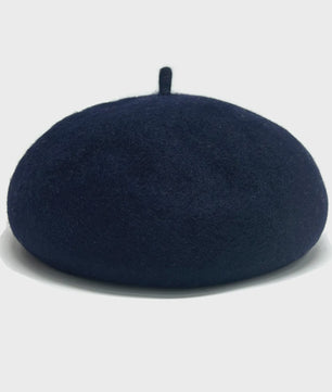 Dames Baret Hoed - Vintage Wol Baret Cap voor Herfst & Winter