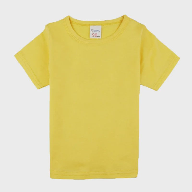 Kinder T-shirt Korte Mouw Katoen Zomer - Jongens & Meisjes (1-14 Jaar)