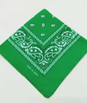Modieuze Katoenen Bandana Sjaal 54x54cm - Paisley Print voor Dames & Heren