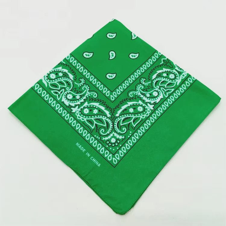 Modieuze Katoenen Bandana Sjaal 54x54cm - Paisley Print voor Dames & Heren