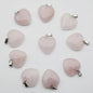 30x Natuursteen Hart Hangers (Amethist/Kwarts/Agaat) - DIY Sieraden Maken