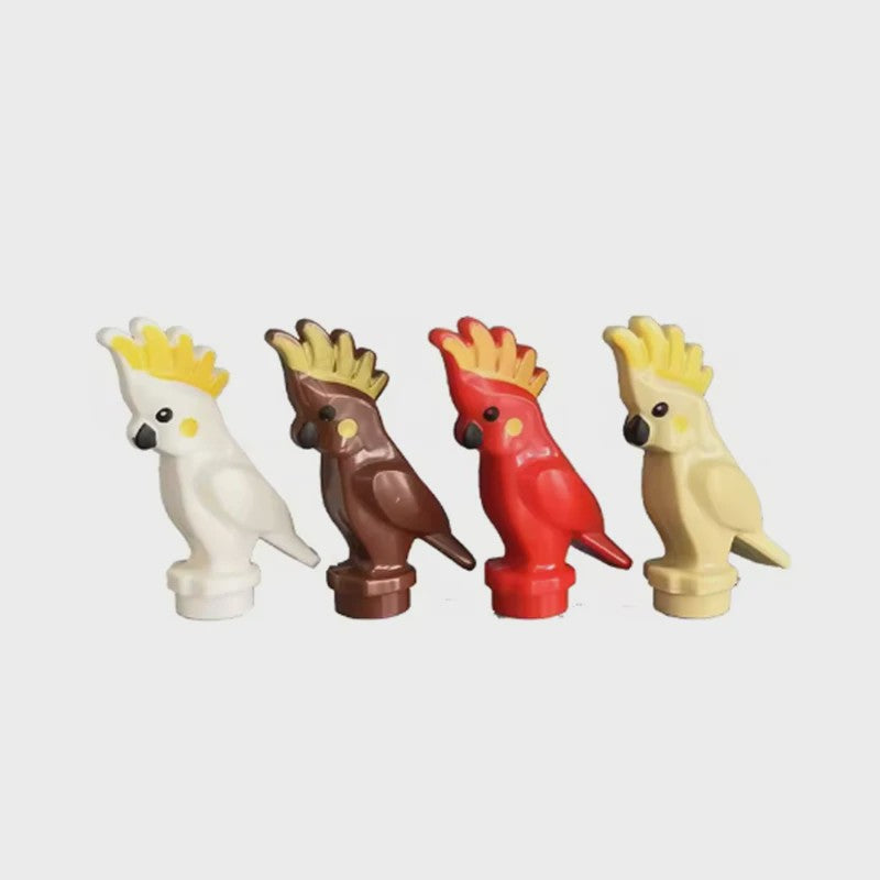 Bouwstenen Dierenpark Scene - Katten, Honden, Vogels, Varkens & Meer - DIY Speelgoed Bakstenen