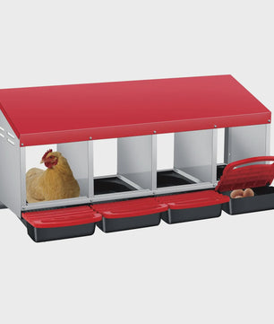 Automatische Nestkast voor Kippen - Wandmontage & Vrijstaand met Eierverzameling
