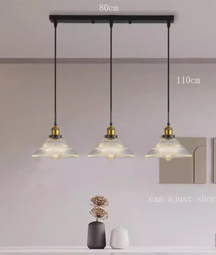 Moderne Glazen Hanglamp - Stijlvolle Plafondlamp voor Woonkamer, Keuken & Eetkamer