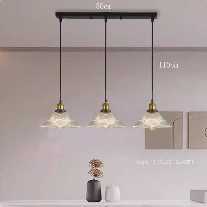 Moderne Glazen Hanglamp - Stijlvolle Plafondlamp voor Woonkamer, Keuken & Eetkamer