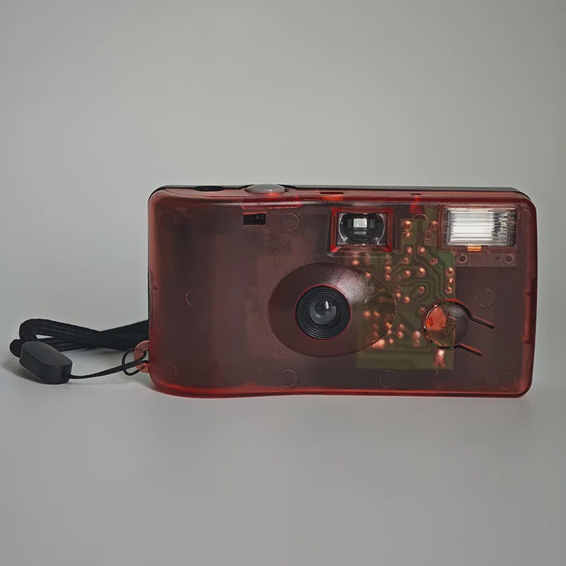 Vintage Wegwerpcamera 35mm met Flits - Retro Filmcamera voor Feestelijke Momenten