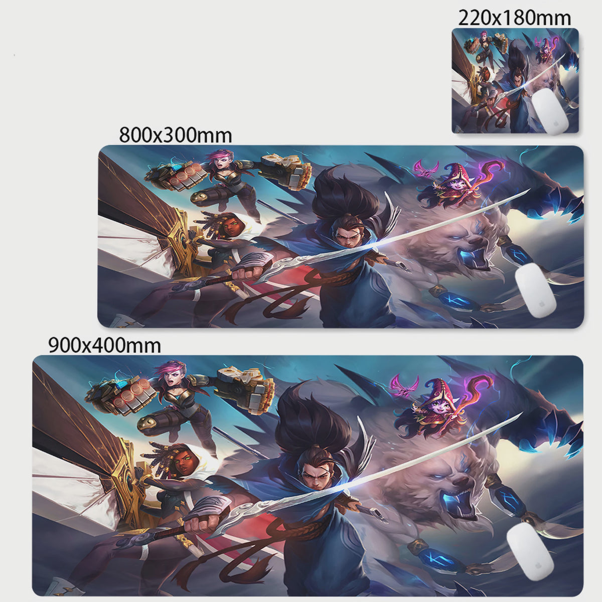 League of Legends XXL Gaming Muismat - Anti-slip Bureau Mat voor PC & Laptop
