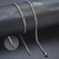 Klassieke Cuban Chain Ketting Heren Dames - Roestvrij Staal (3-11mm)