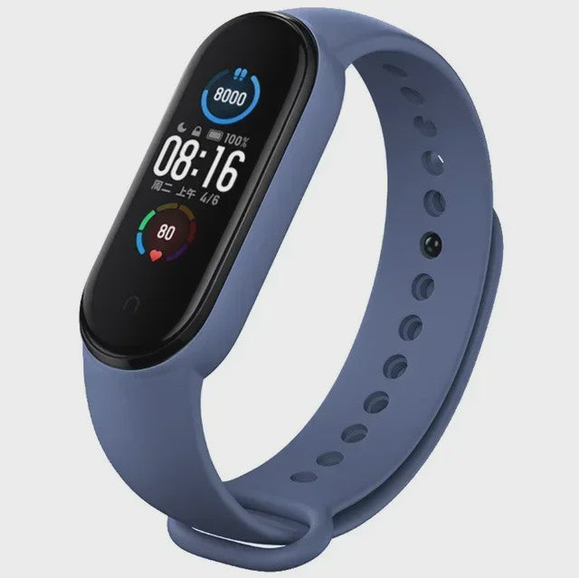 Siliconen Polsband voor Xiaomi Mi Band 7, 6, 5, 4, 3 - Vervangend Bandje Smartwatch Accessoire