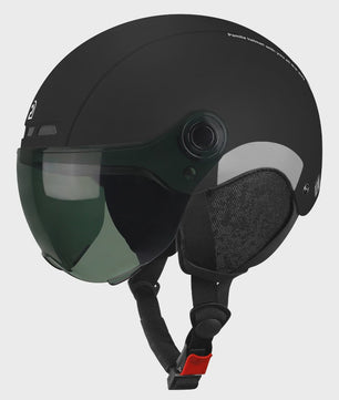 PEMILA Fietshelm Volwassenen met Vizier, Oorbescherming & Reflectie - Veilig & Comfortabel