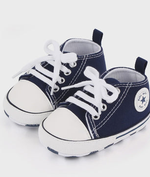 Babyschoenen Canvas Sneakers - Eerste Stapjes Schoentjes met Zachte Zool