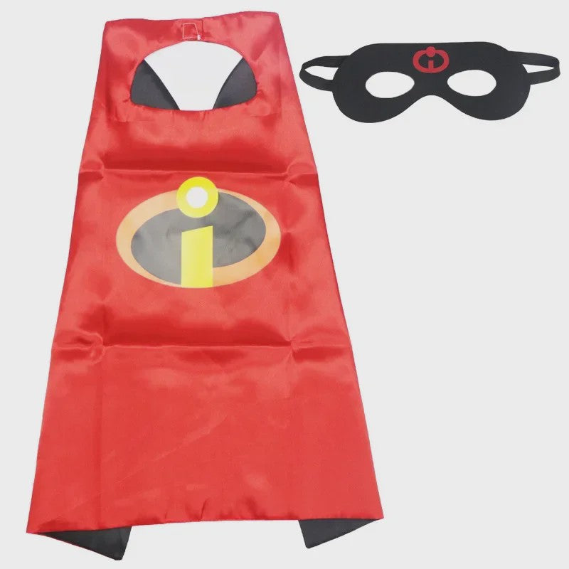 Superheld Cape en Masker Set - Kinderen Cosplay Verkleedkostuum