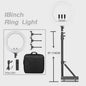 18 Inch Ring Light LED Lamp met Verstelbaar Statief & Telefoonhouder voor YouTube, Foto & Studio