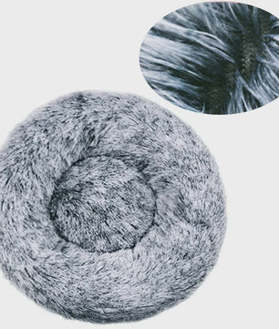 Luxe Pluche Hondenkussen & Kattenmand - Rond, Extra Zacht & Warm - 40-90cm