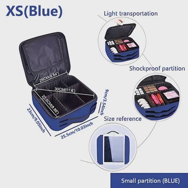 Professionele Make-up Koffer - Grote Capaciteit Reis Organizer voor Cosmetica & Beauty Tools