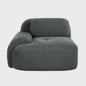 Moderne Corduroy Fauteuil Zonder Armleuningen met Kussen - SediaXL