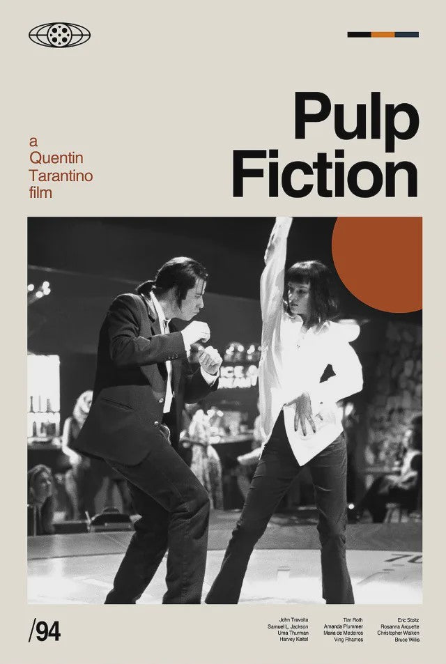 Iconische Film & TV Canvas Posters: Friends, Back to the Future, Pulp Fiction, The Godfather