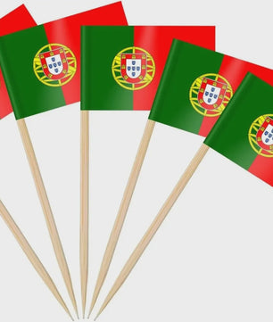 100 Stuks Ierse Vlag Prikkers - Mini Vlaggetjes voor Cupcakes, Hapjes en Cocktails