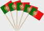 100 Stuks Ierse Vlag Prikkers - Mini Vlaggetjes voor Cupcakes, Hapjes en Cocktails