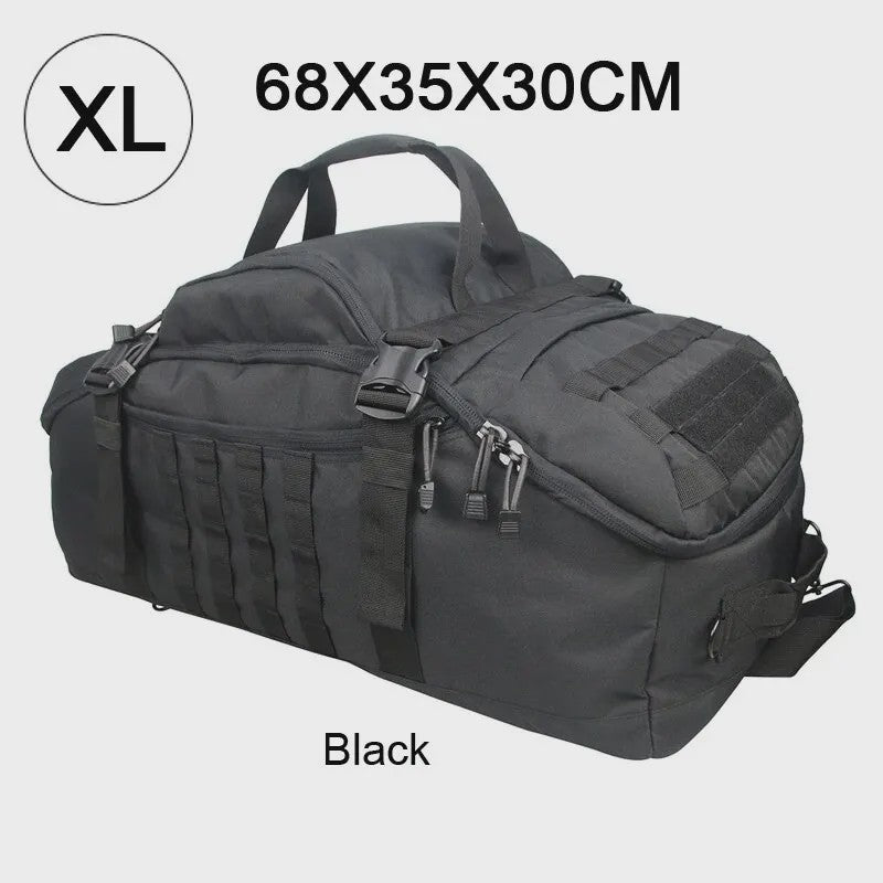 LQARMY Tactische Rugzak 45L/80L - Molle Systeem, Waterafstotend, Ideaal voor Camping, Reizen & Sport