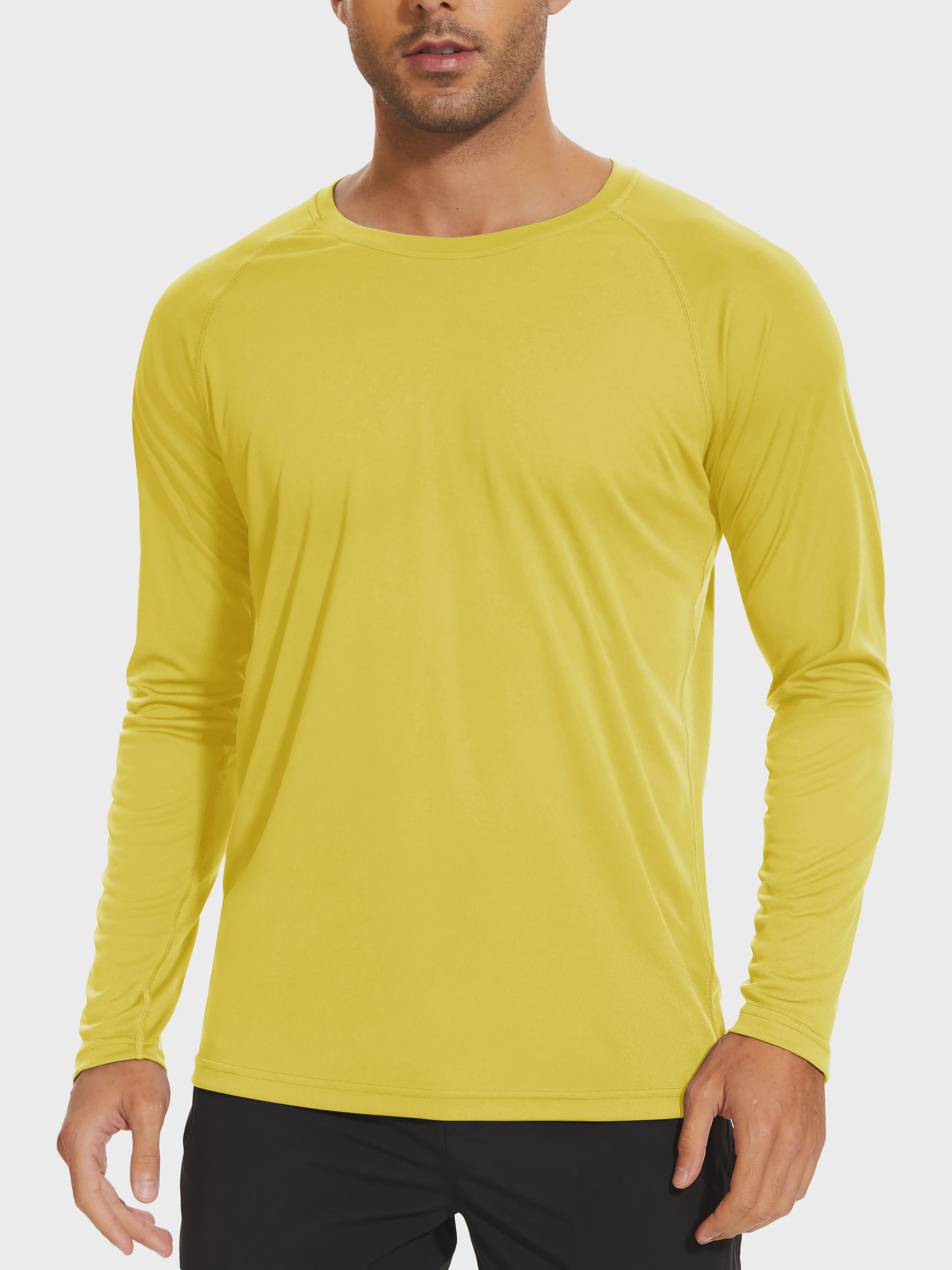 TACVASEN Heren UV-Bescherming T-shirt Lange Mouw - UPF 50+ Sneldrogend & Ademend