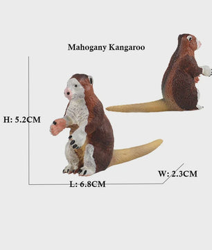 Set van 6 Realistische Dierenbeeldjes: Capibara, Eekhoorn & Marmot Speelgoed