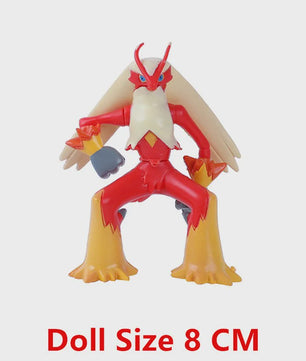 Pokemon Actiefiguren Set (4-9 cm) - Pikachu, Gengar, Eevee & meer - Cadeau & Verzamelen