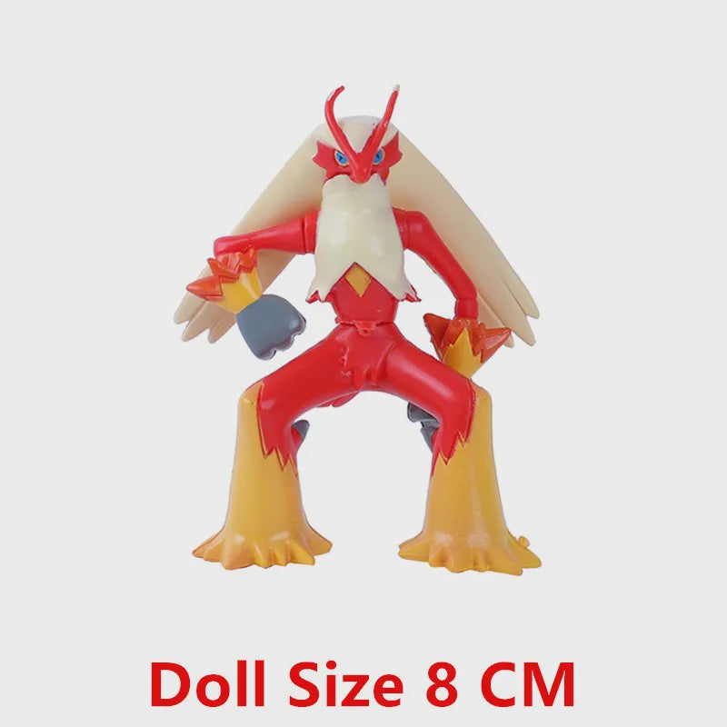 Pokemon Actiefiguren Set (4-9 cm) - Pikachu, Gengar, Eevee & meer - Cadeau & Verzamelen
