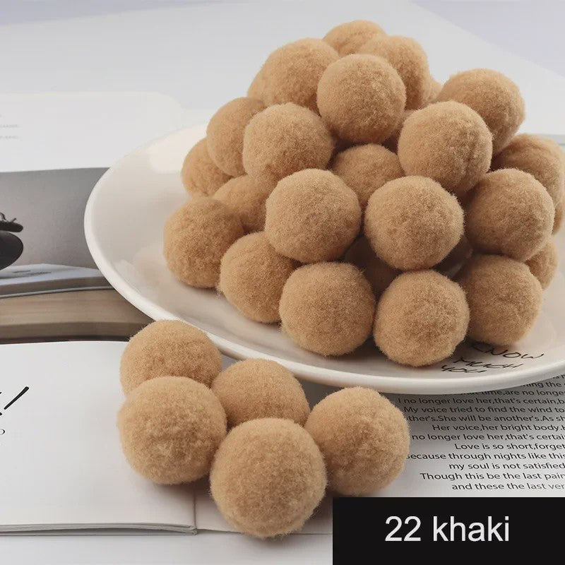 Mix van Zachte Pompoms (8-30mm) voor Knutselen, Decoratie & Speelgoed