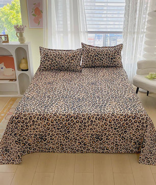 Rood Bloemenprint Top Sheet - Diverse Maten - 150x200 cm