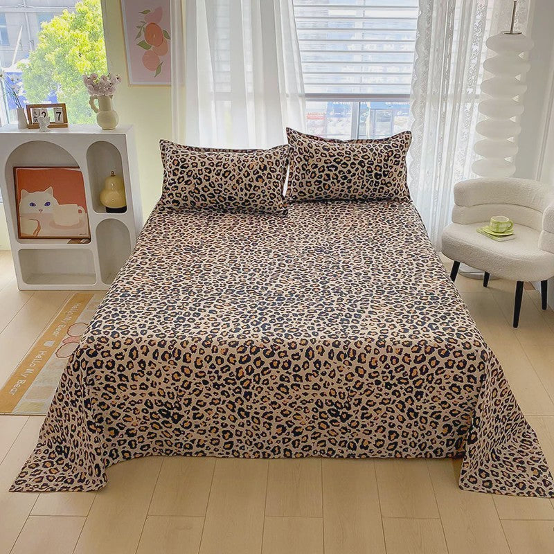 Rood Bloemenprint Top Sheet - Diverse Maten - 150x200 cm