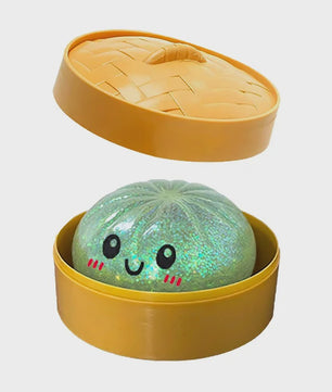 Glitter Dumpling Squishy: Zachte Stressbal voor Eindeloos Speelplezier