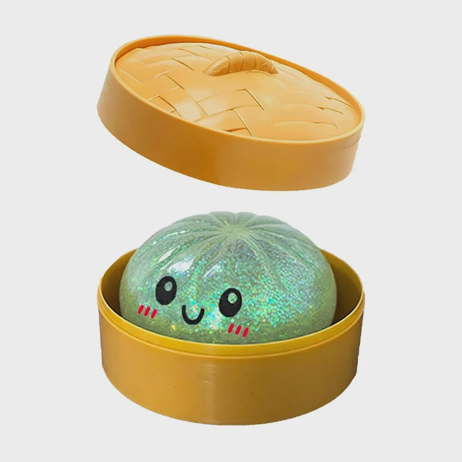 Glitter Dumpling Squishy: Zachte Stressbal voor Eindeloos Speelplezier