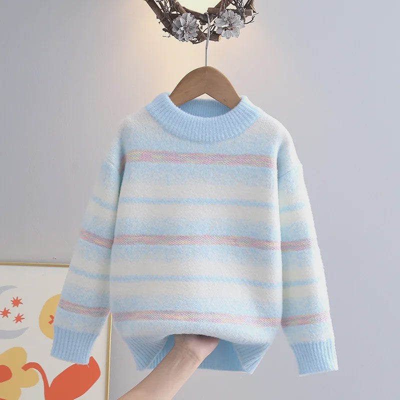 Schattige Gebreide Trui voor Meisjes - Elegante Winterkleding voor Kinderen