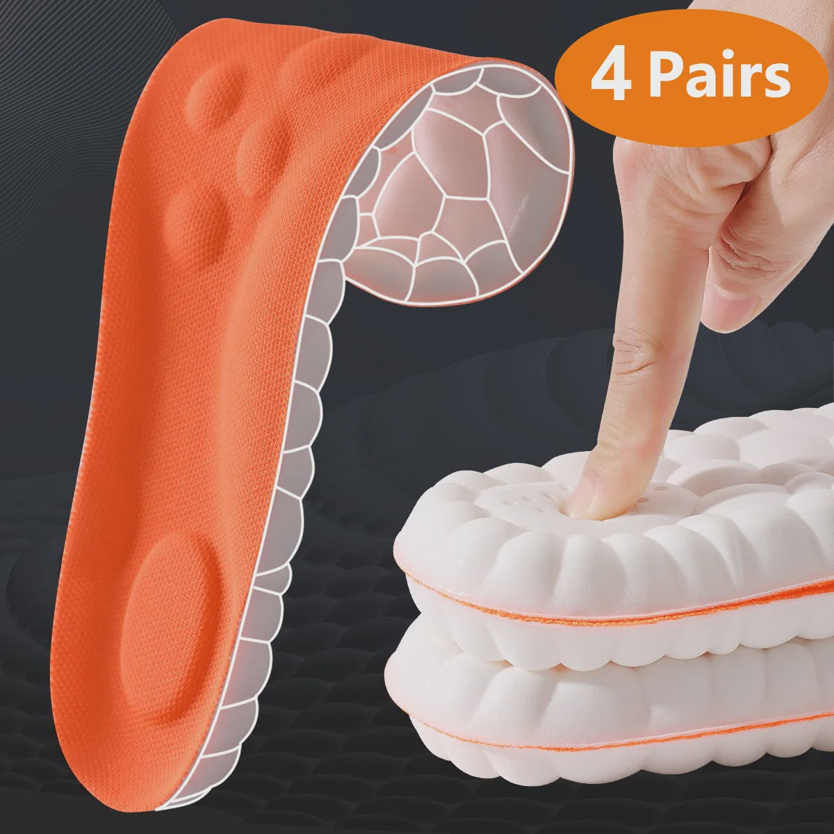 Latex Sportzolen - Zachte Hoge Elasticiteit, Ademend & Schokabsorberend met Voetboogondersteuning