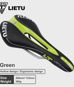 LIETU Fietzadel - Comfortabel MTB & Racefiets Zadel met Siliconen Gel Kussen en Antislip Grip