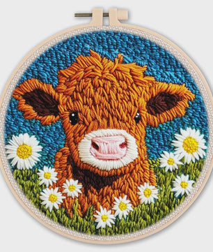 Punch Needle Borduurpakket - Dieren & Patronen - DIY Knutselset voor Beginners