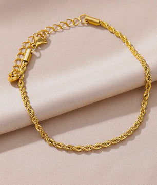 Gouden Roestvrij Staal Enkelbandjes met Parels en Kleurrijke Bedels - Zomer Sieraden