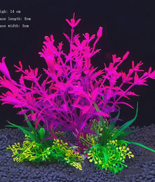 Kunstplanten Aquarium Set - Levendige Decoratie voor Vissenkom en Waterplanten