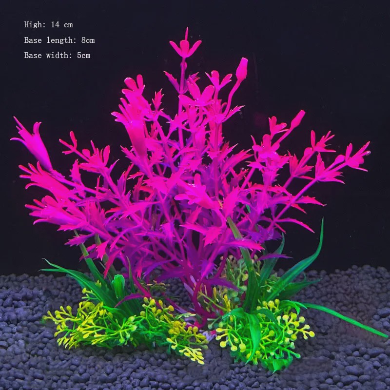 Kunstplanten Aquarium Set - Levendige Decoratie voor Vissenkom en Waterplanten