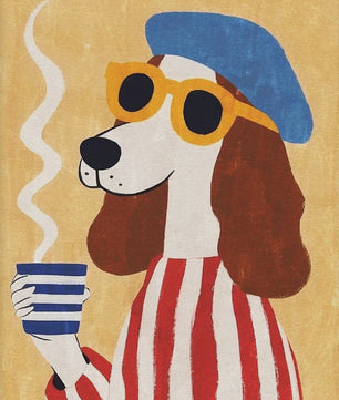 Vrolijke Dieren Canvas Posters - Leeuw, Hond, Beer & Cheetah op Skateboard - Kinderkamer Decoratie